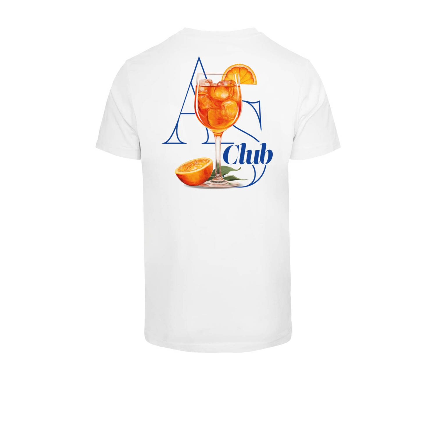 Mister Tee T-shirt met backprint wit
