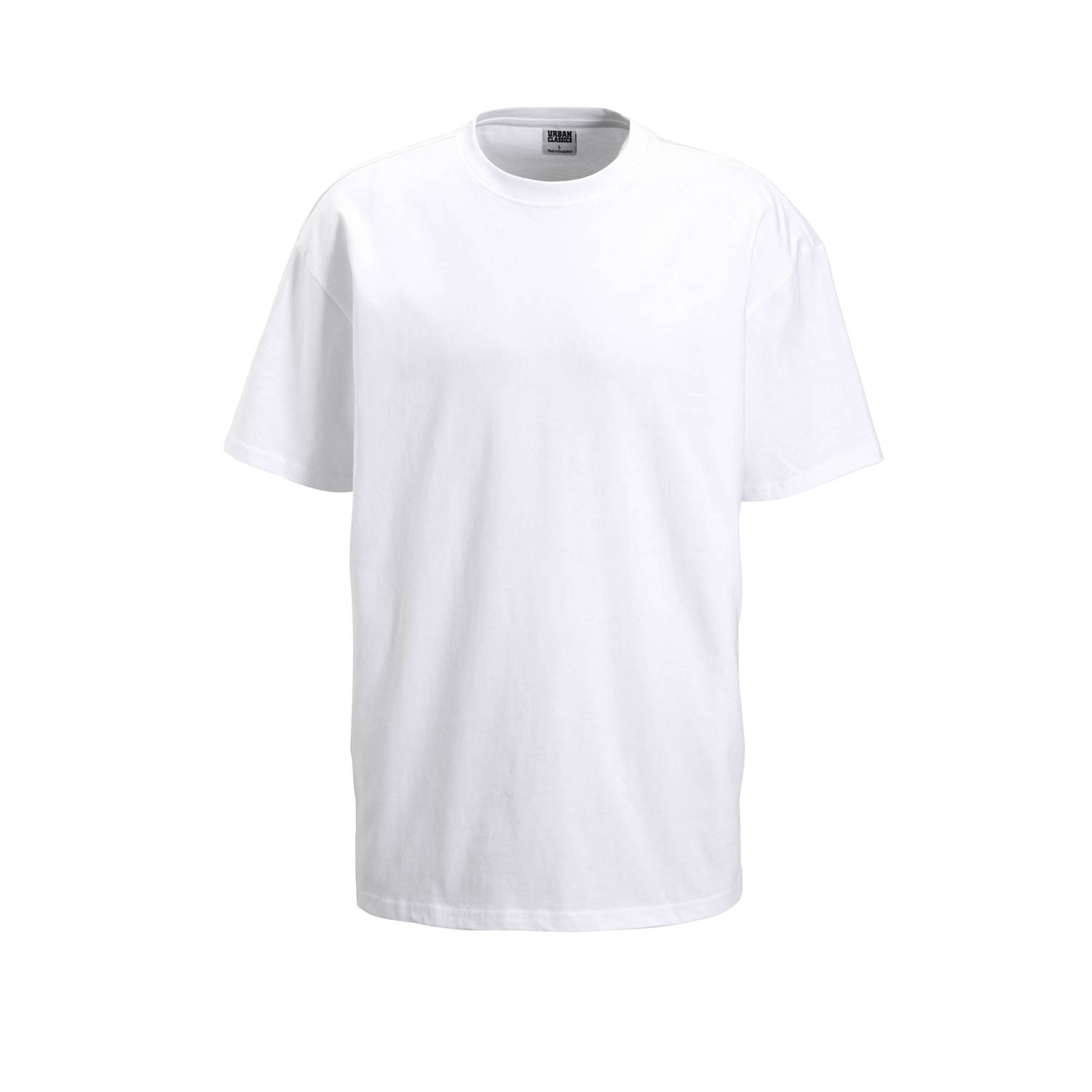 Urban Classics oversized T-shirt wit (set van 2)
