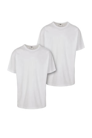T-shirt - (set van 2) wit
