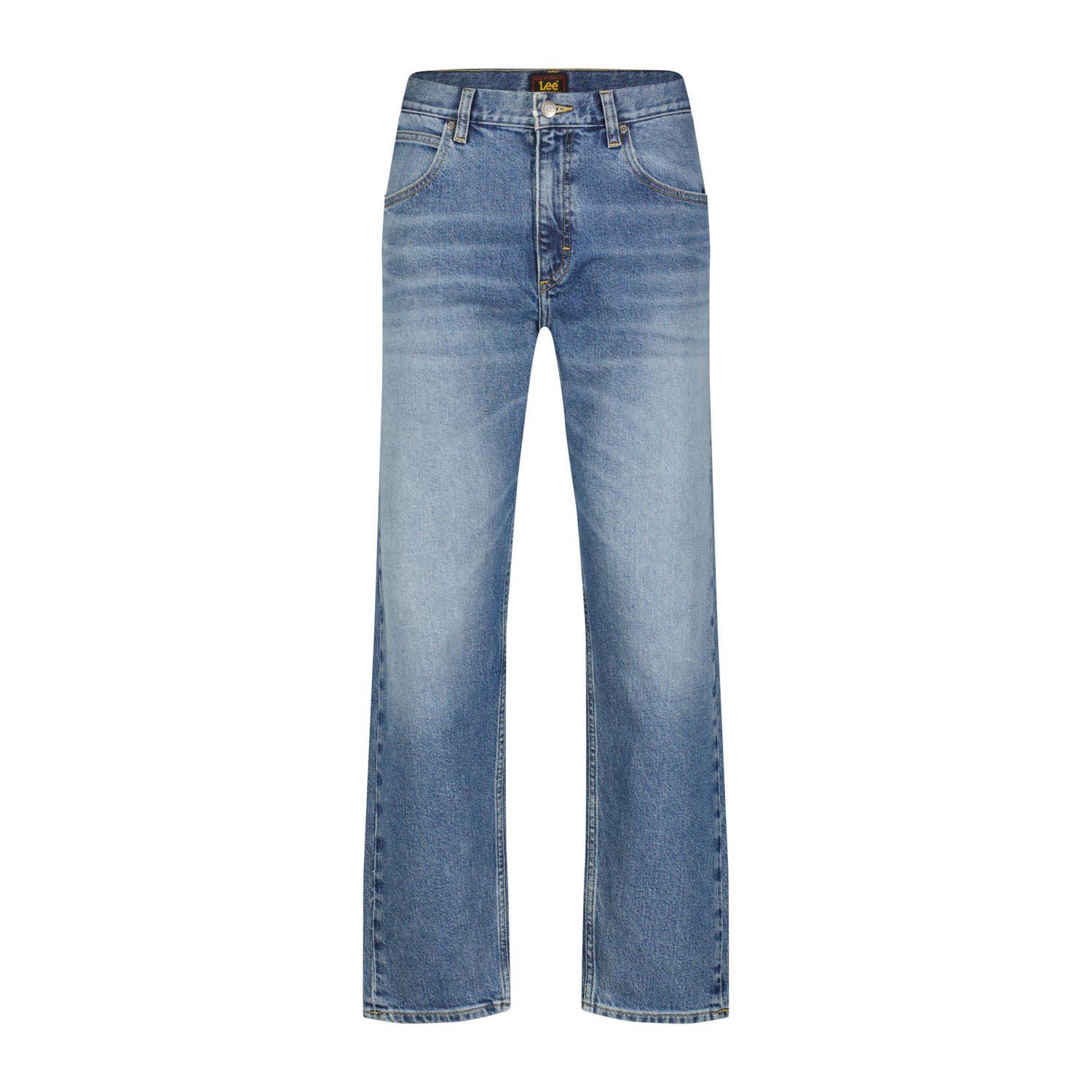 Lee Tapered Fit Mid Waist Jeans Blue Heren