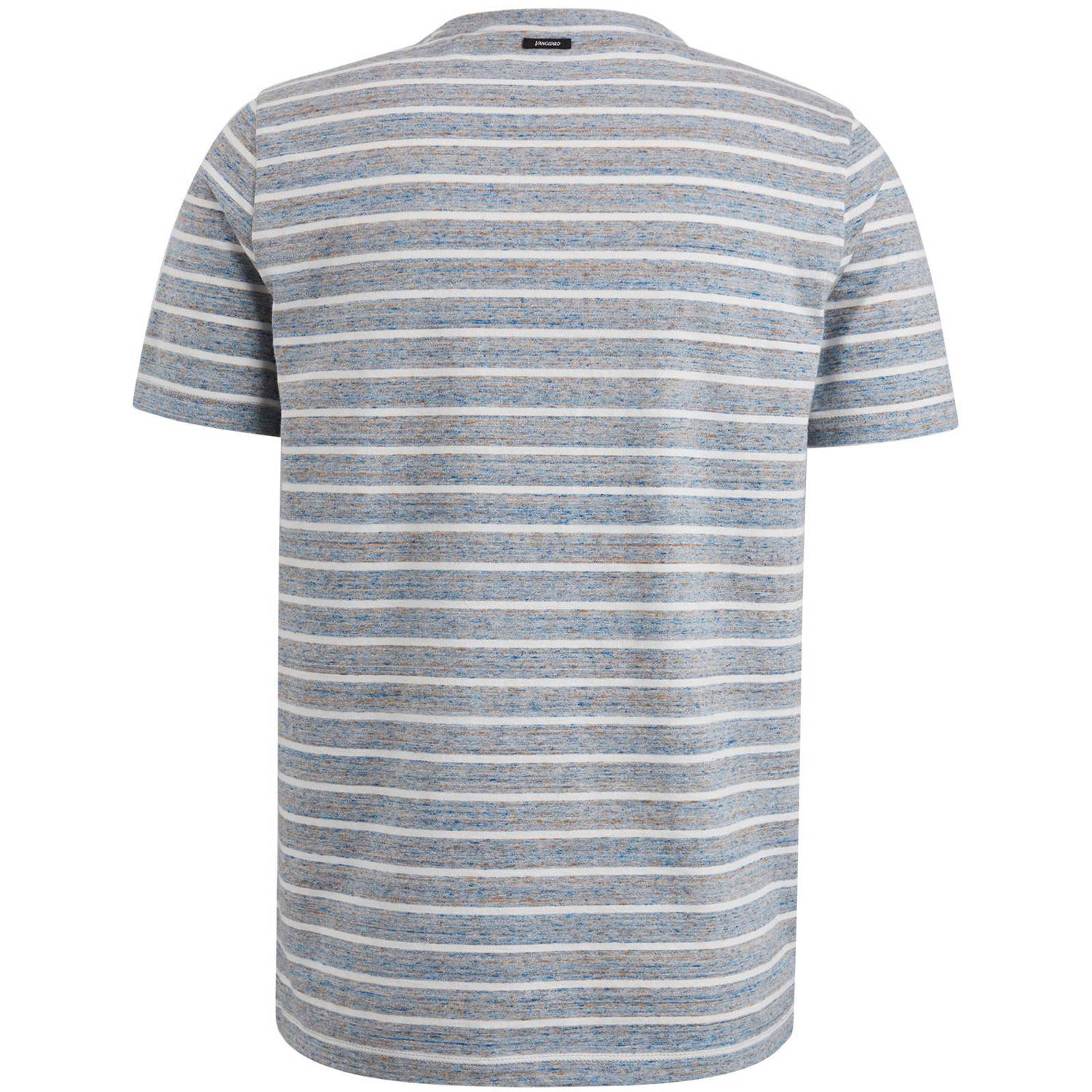 Vanguard gestreept T-shirt blauw