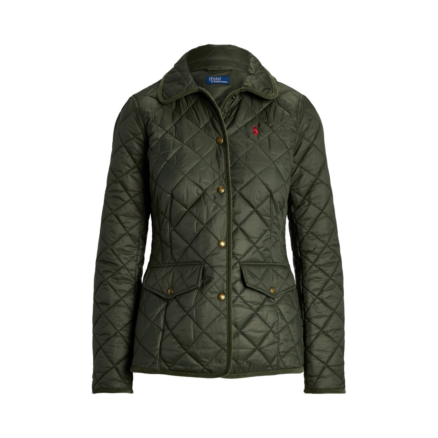 Polo Ralph Lauren Groene Casual Nylon Jas Green Dames