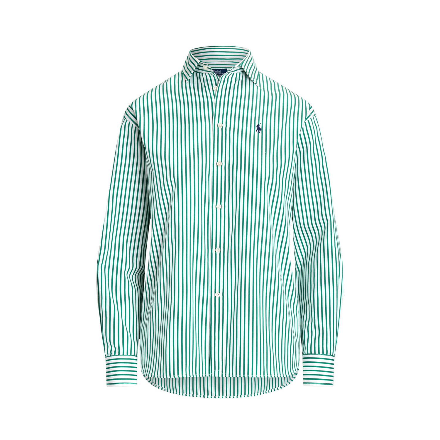 POLO Ralph Lauren gestreepte blouse groen wit