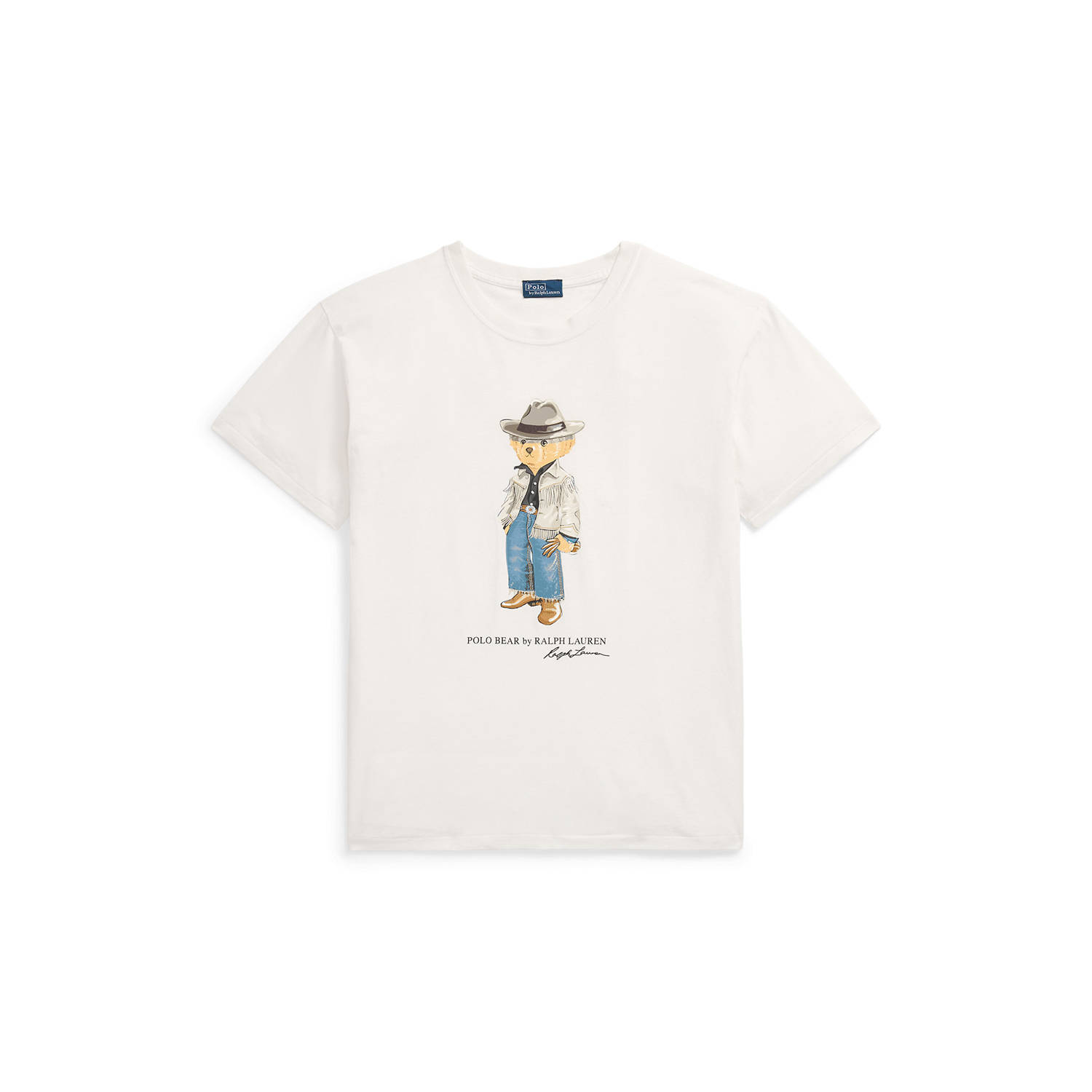 Polo Ralph Lauren Witte T-shirts en Polos met Polo Bear White Dames