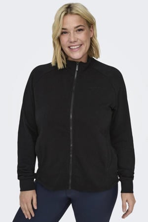 Plus Size sportvest ONPMELINA zwart