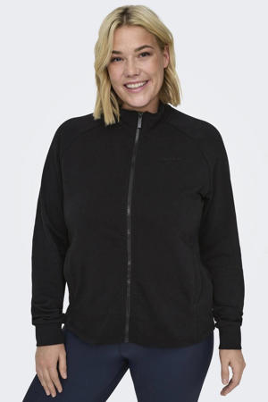 Plus Size sportvest ONPMELINA zwart