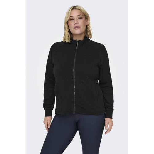 ONLY PLAY CURVY Plus Size sportvest ONPMELINA zwart afbeelding