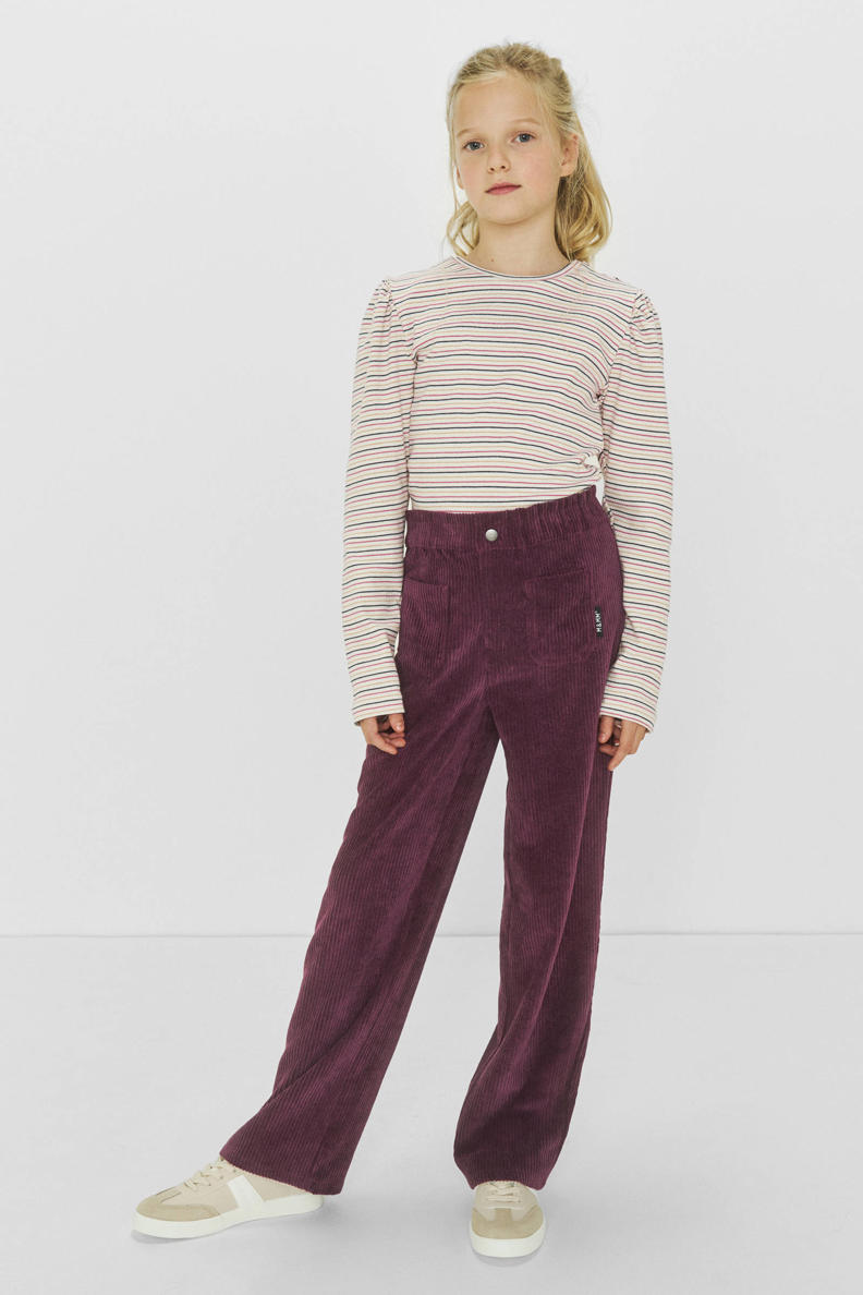 Marc O'Polo Straight fit corduroy broek met verkorte lengte in lichtbruin online kopen | P&C