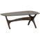 WOOOD Flash Salontafel - Glas/Hout - Walnoot - 42x110x60