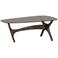 WOOOD WOOOD Flash Salontafel - Glas/Hout - Walnoot - 42x110x60