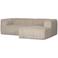 WOOOD Bean Chaise Longue Bank Rechts - Chenille Velvet - Terra