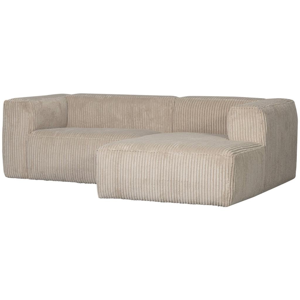 WOOOD Bean Chaise Longue Bank Rechts - Chenille Velvet - Terra
