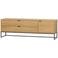WOOOD Silas Tv Meubel - Essen - Blacknight - 60x180x44