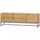 WOOOD WOOOD Silas Tv Meubel - Essen - Blacknight - 60x180x44