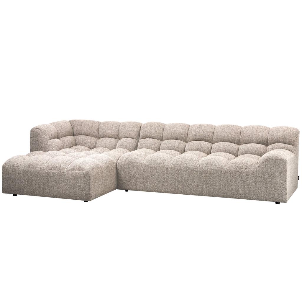 WOOOD WOOOD Allure Chaise Longue Bank Links - Stof - Naturel - 79x324x165