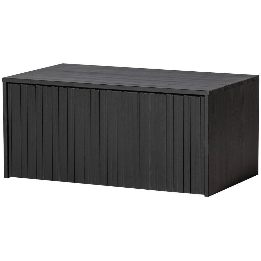 WOOOD WOOOD New Gravure Kistbank - Essen - Espresso - 40x88x50