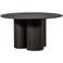 WOOOD WOOOD Oona Eettafel - MDF - Donkerbruin - 75x140x140