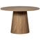 WOOOD Maan Eettafel - MDF - Donkerbruin - 75x120x120