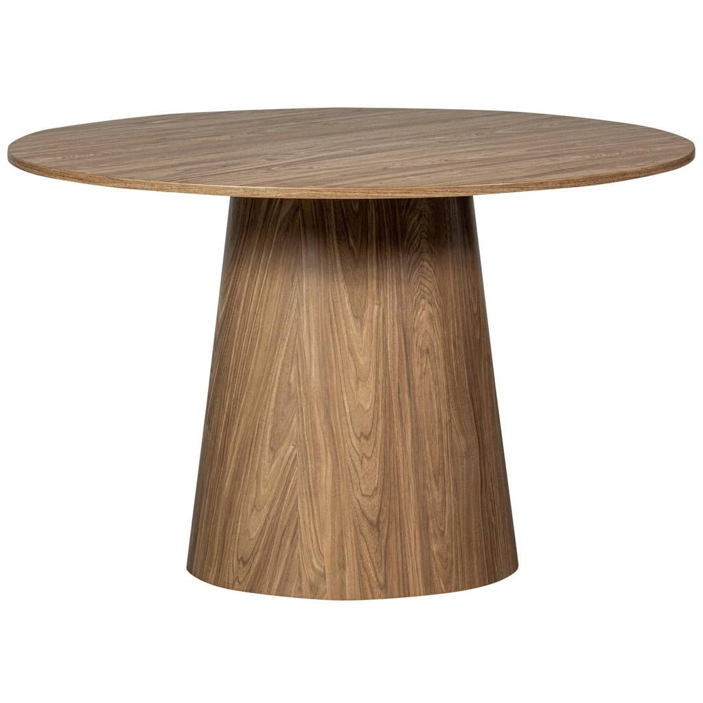 WOOOD Maan Eettafel - MDF - Donkerbruin - 75x120x120