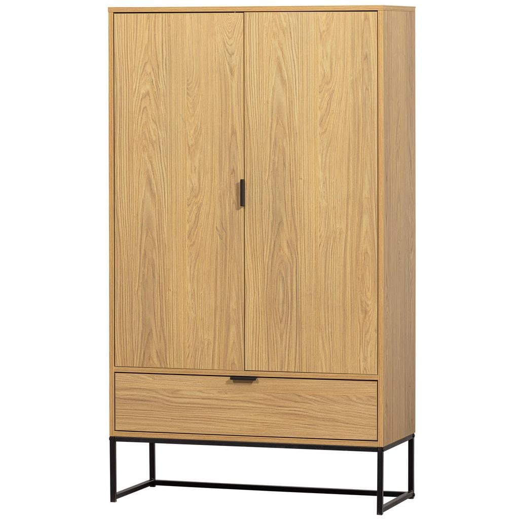 WOOOD WOOOD Silas 2-Deurs Kast - Eiken - Melamine - 149x85x36