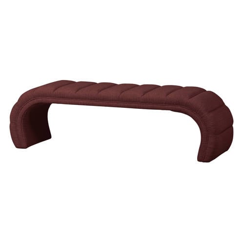 BePureHome eetkamerbankje Traffic 163 cm - Burgundy