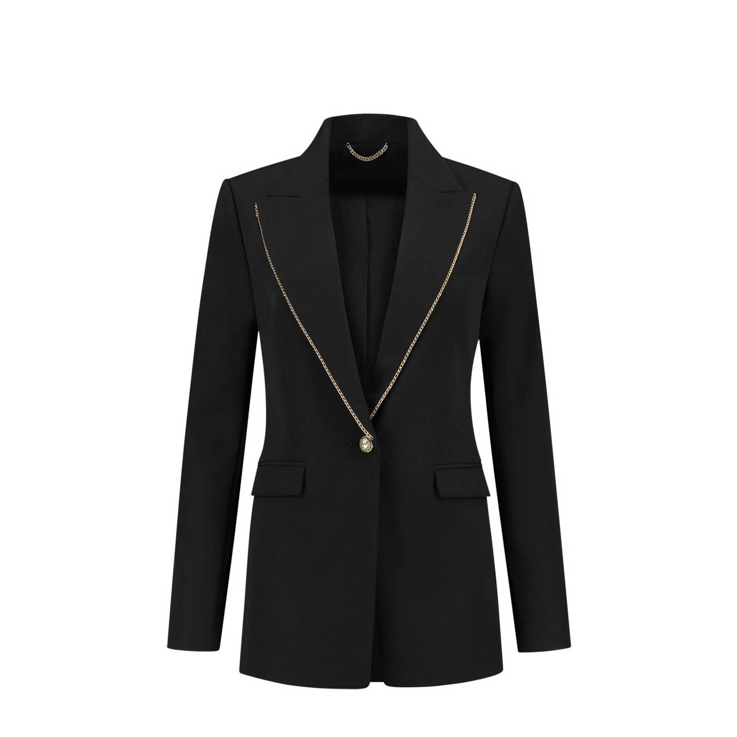 NIKKIE getailleerde blazer zwart