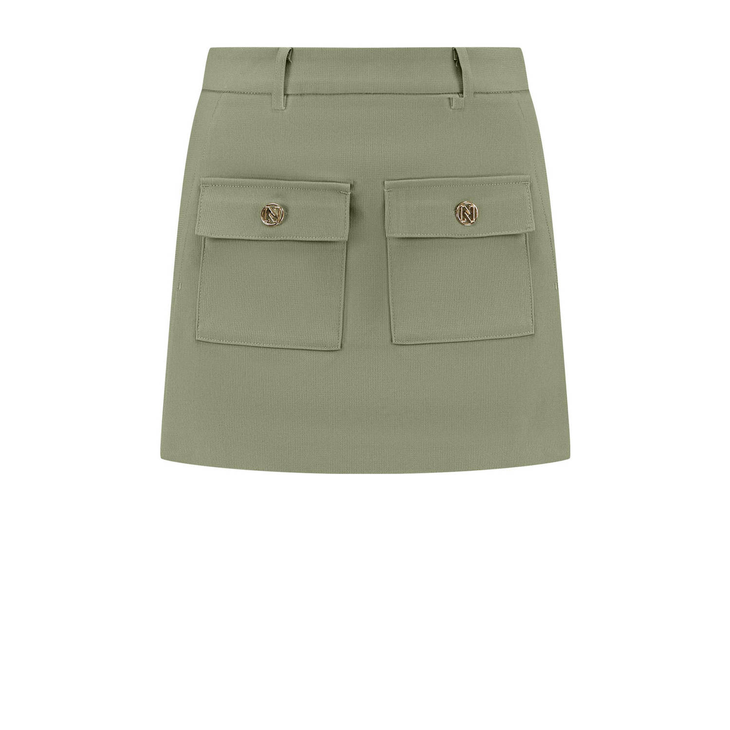 NIKKIE mini rok groen