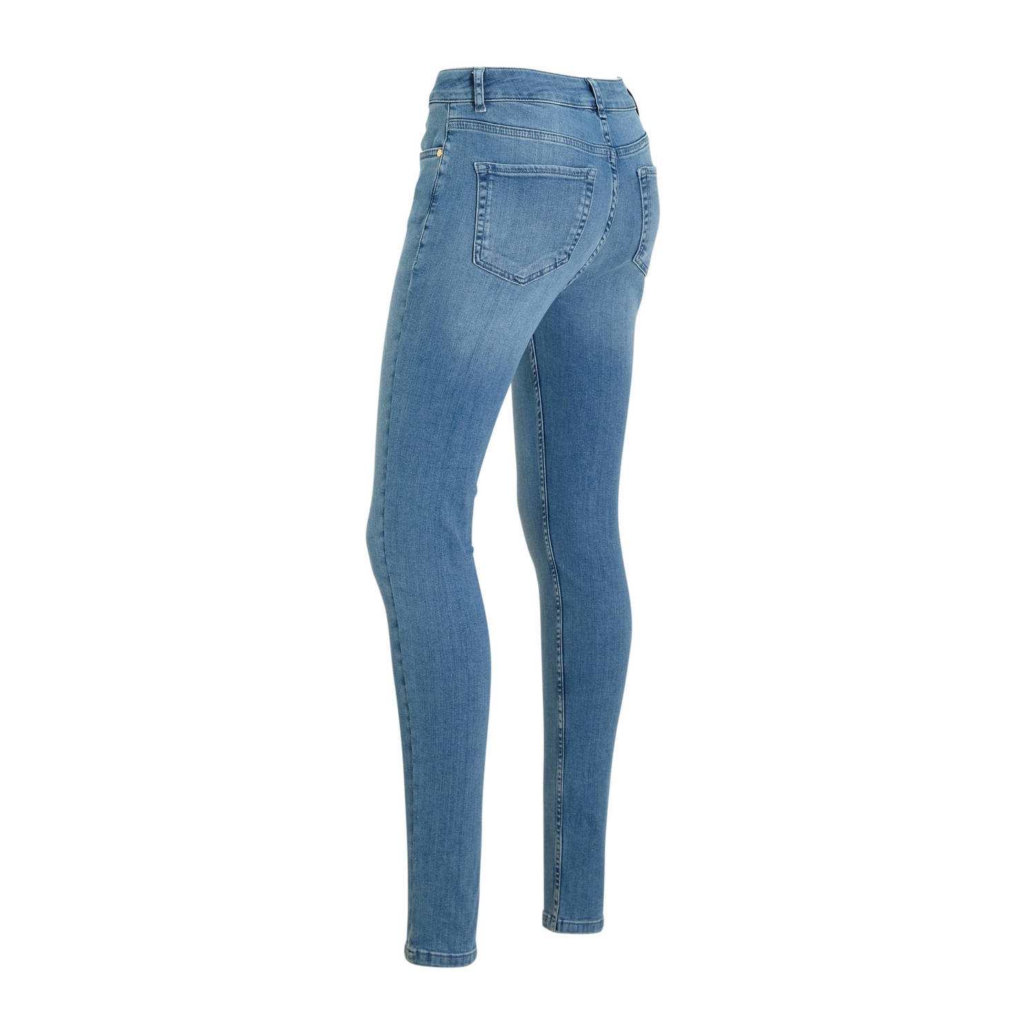 NIKKIE low waist skinny jeans medium blue denim