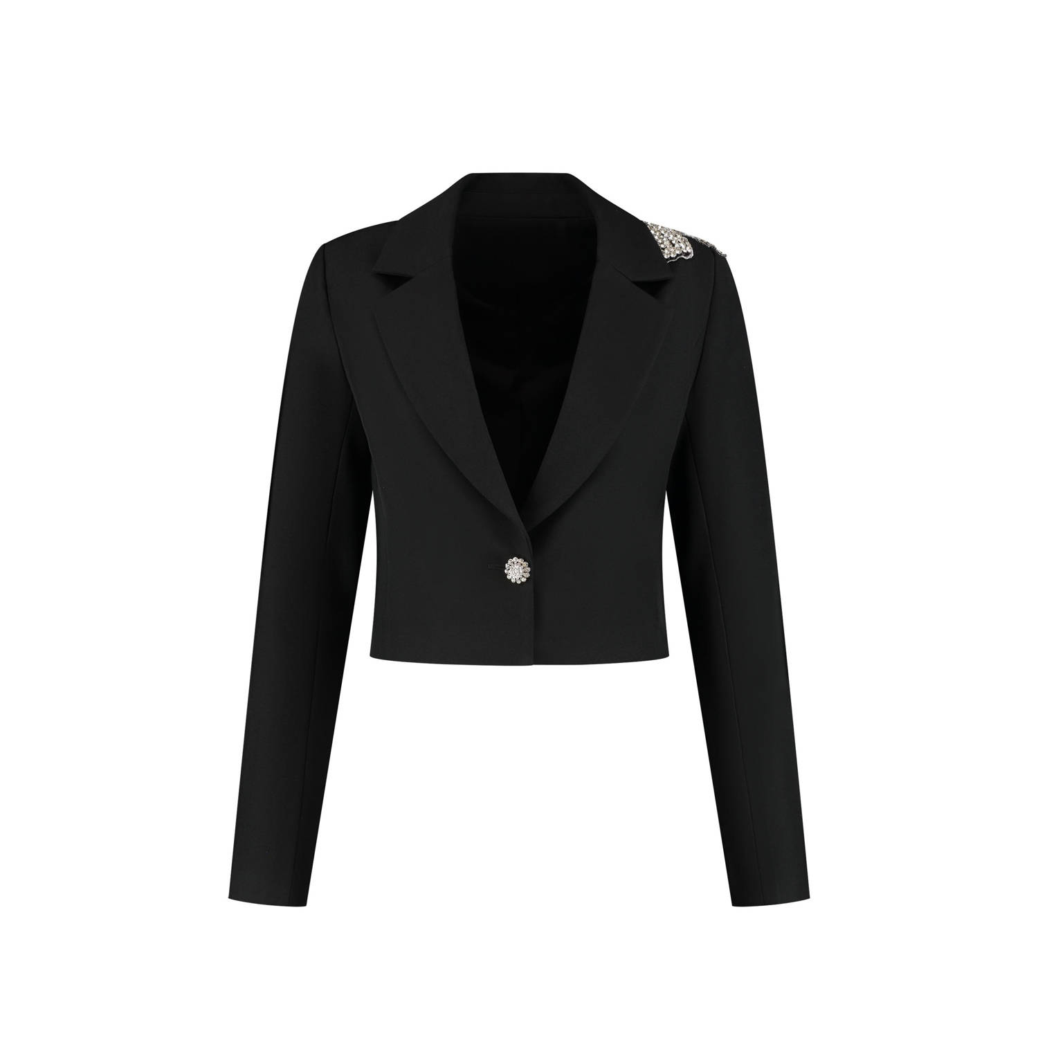 NIKKIE cropped blazer zwart