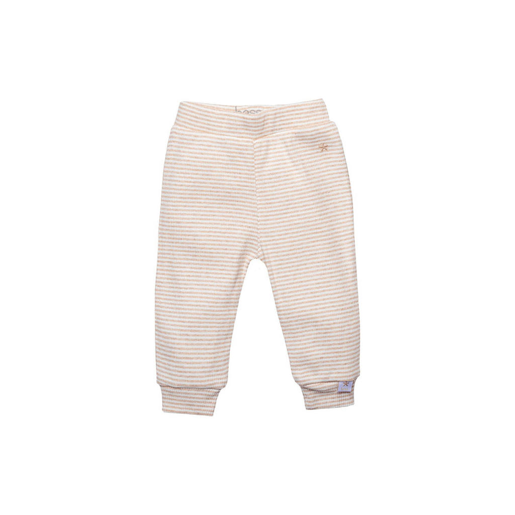 BESS baby gestreepte regular fit broek van stretchkatoen met elastische tailleband