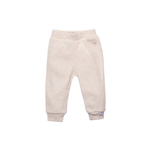 BESS baby gestreepte regular fit broek zand afbeelding