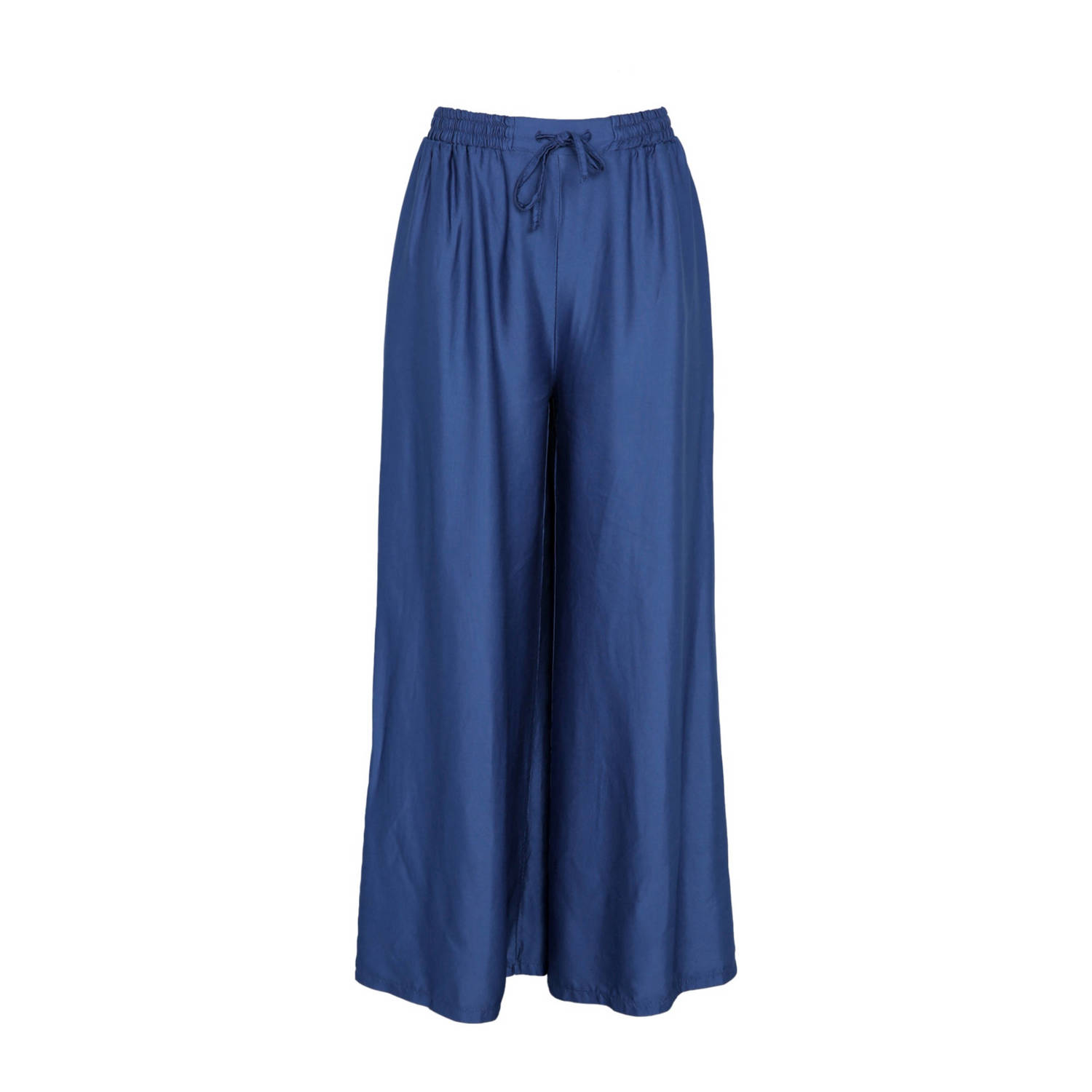 Cassis wide leg pantalon donkerblauw