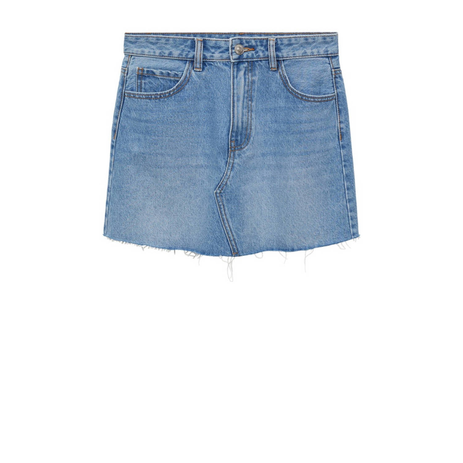 Mango Kids spijkerrok changeant blauw