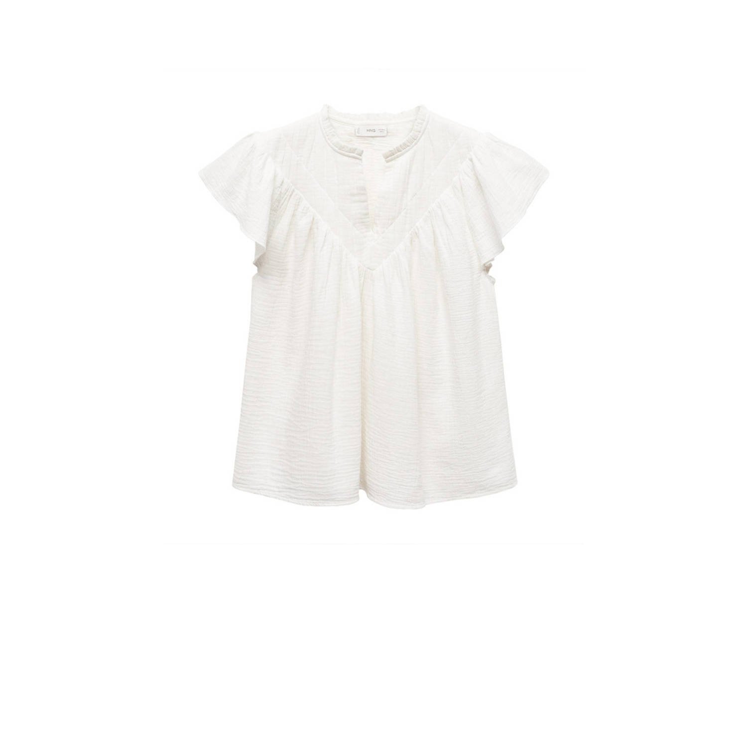 Mango Kids top naturel wit