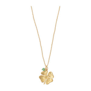 ketting Paradise Aventurijn goudkleurig