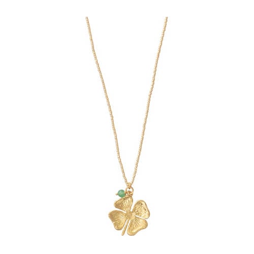 A Beautiful Story ketting Paradise Aventurijn goudkleurig afbeelding