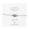 A Beautiful Story armband Gemstone Card Aventurijn goudkleurig