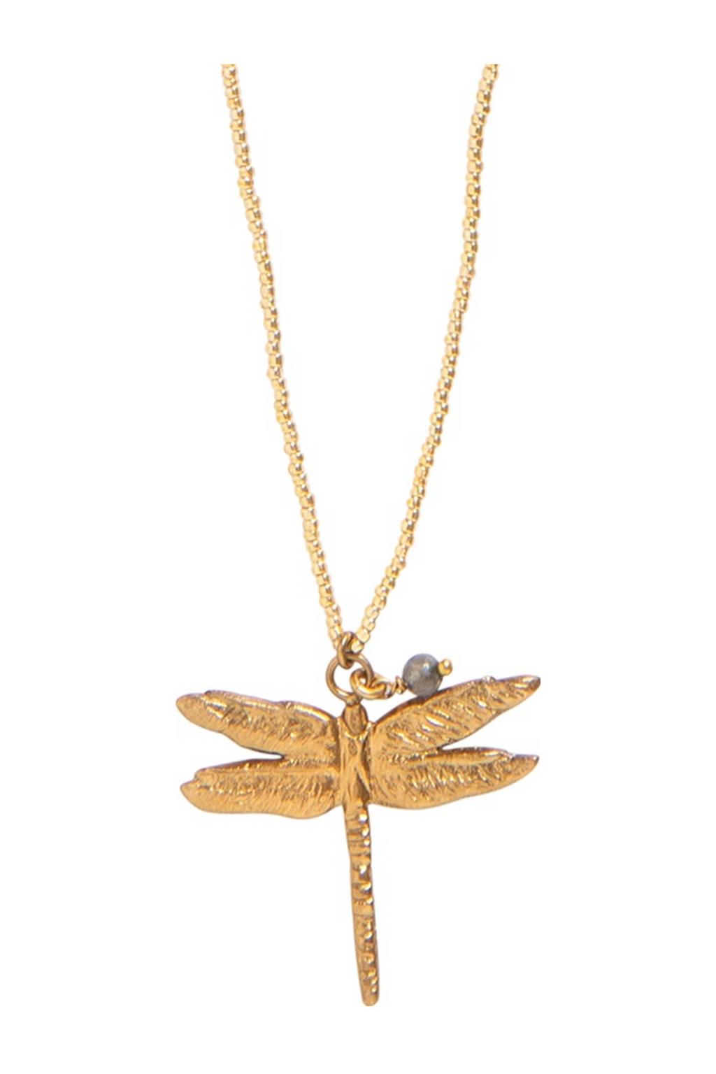 A Beautiful Story ketting Paradise Labradoriet goudkleurig