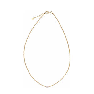 ketting Flora Rozenkwarts goudkleurig