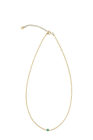 ketting Flora Aventurijn goudkleurig