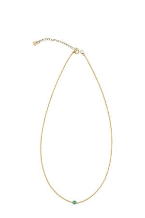 ketting Flora Aventurijn goudkleurig