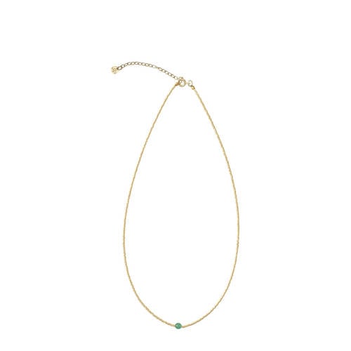 A Beautiful Story ketting Flora Aventurijn goudkleurig afbeelding