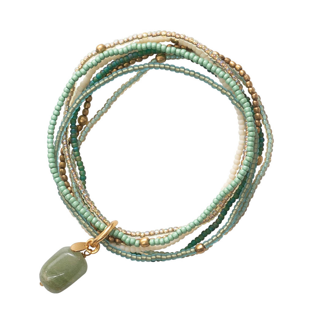 A Beautiful Story armband Nirmala Aventurijn