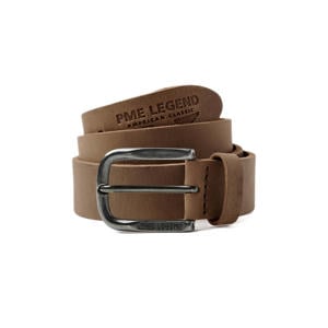 leren riem beige