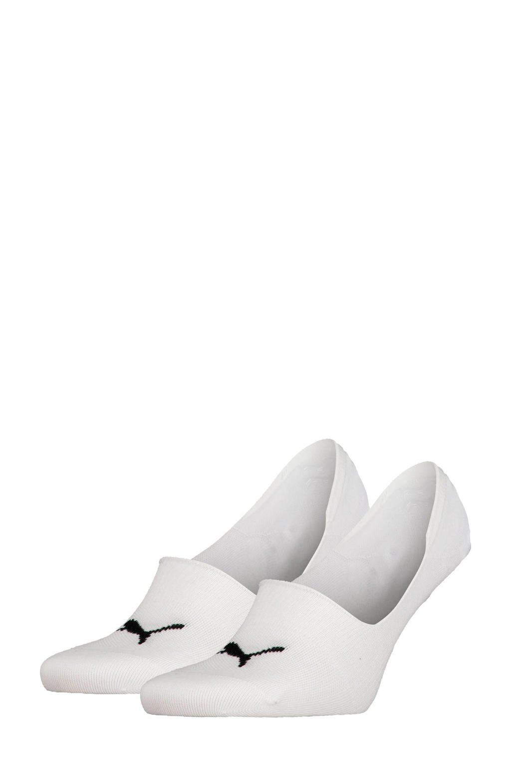 Puma no-show sneakersokken wit
