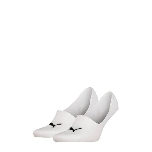 Puma no-show sneakersokken wit afbeelding