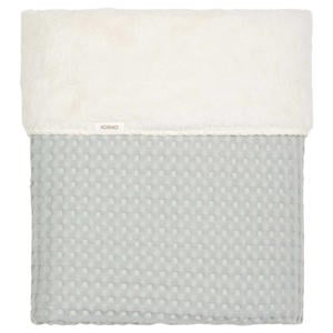 baby wiegdeken Oslo met teddy blauw