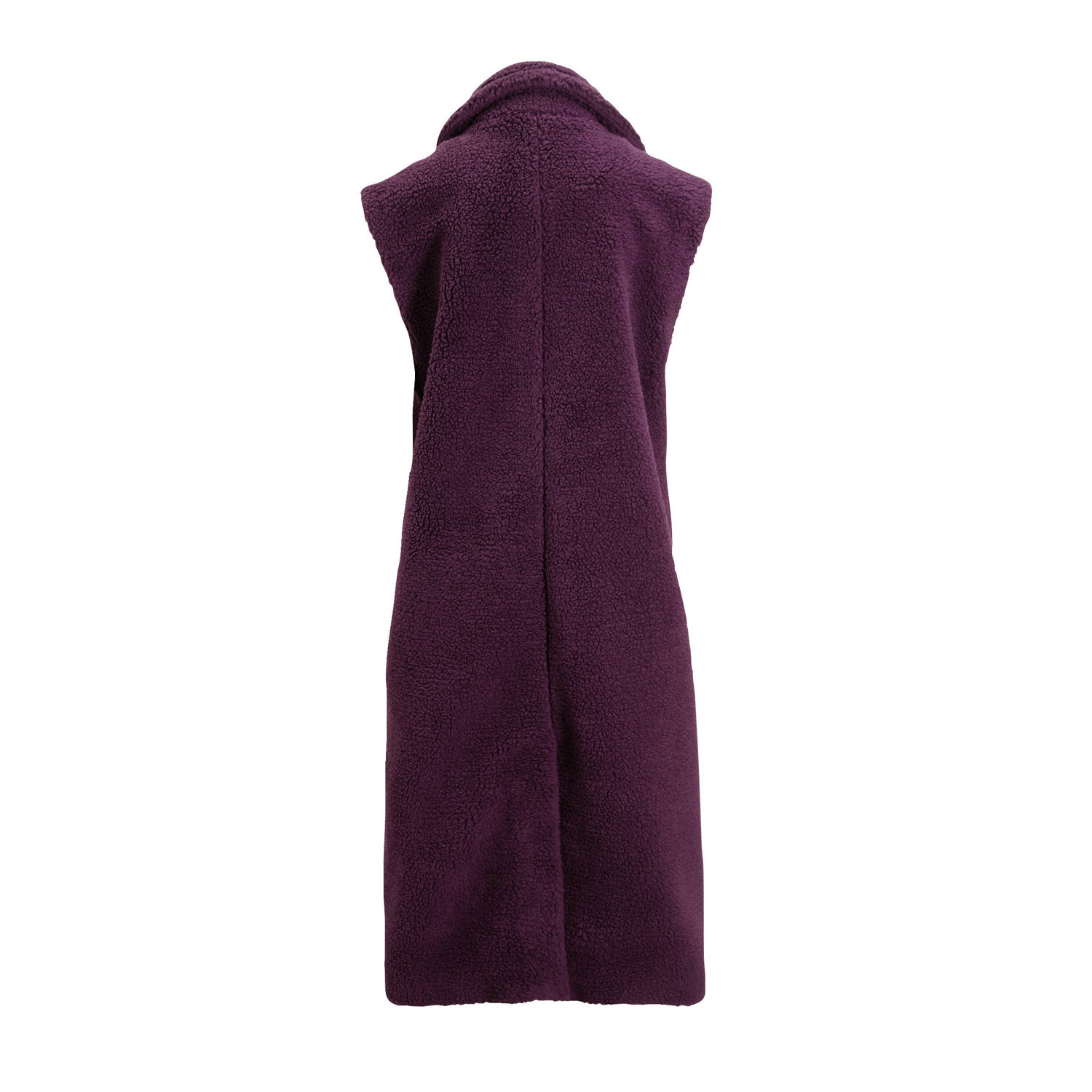 Miljuschka by Wehkamp maxi teddy gilet paars