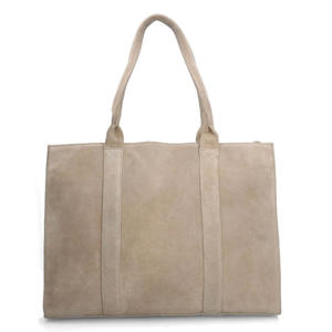 suède shopper beige