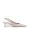 Mango   slingback pumps ecru